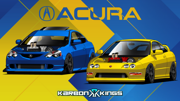 Acura Integra RSX Flag (32" Wide)