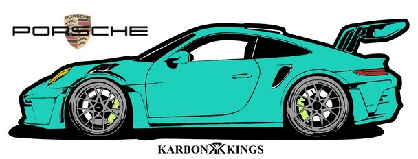 Minty Porsche 911 Slap Sticker