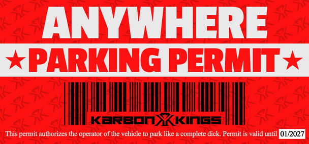 Anywhere Parking Permit