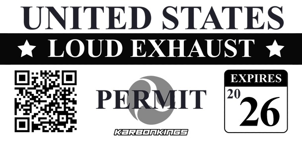 Loud Exhaust Permit