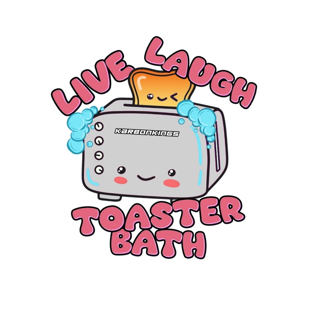 Live Laugh Toaster Bath