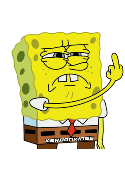 Spongebob Flipping Off