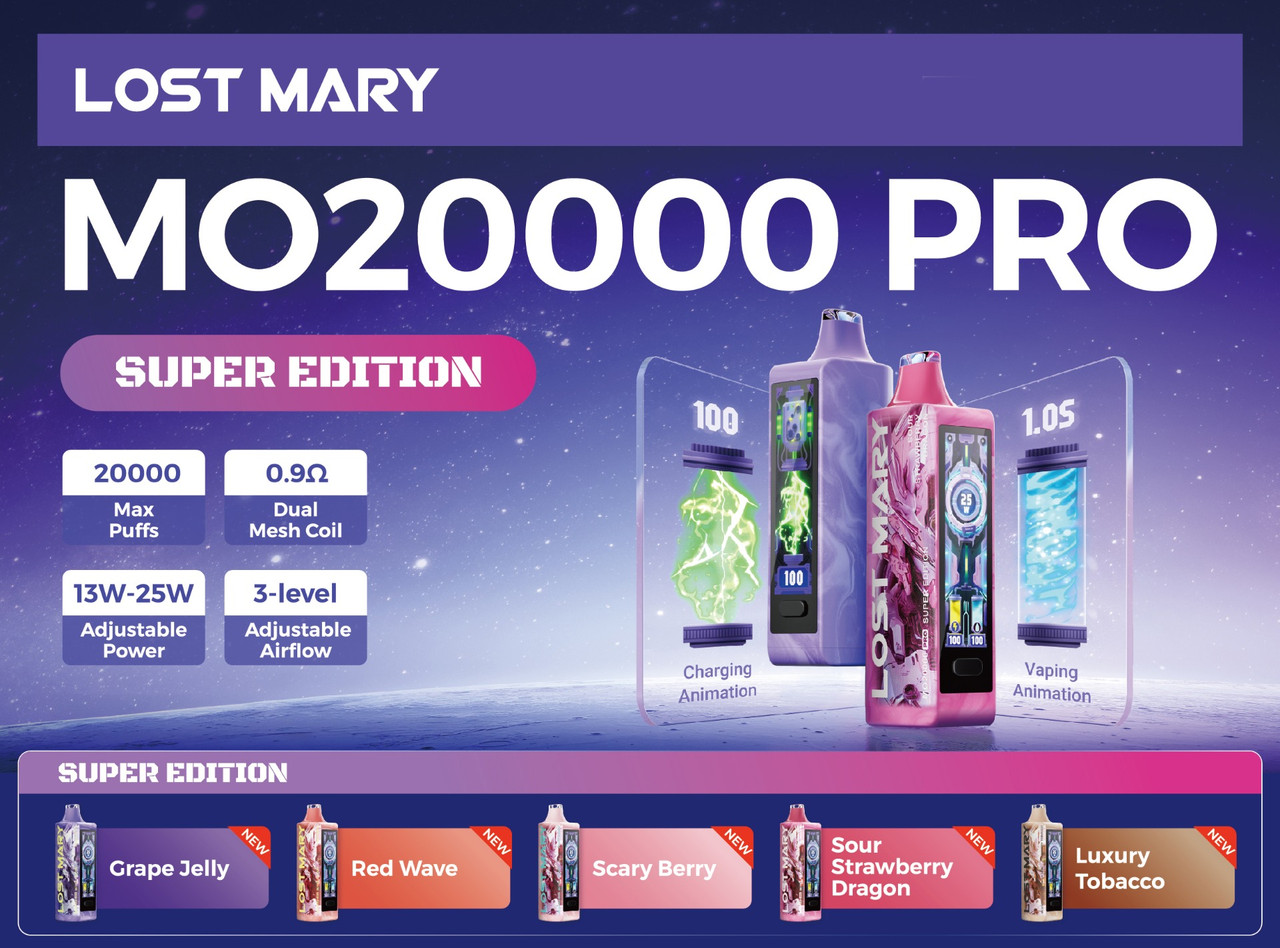 lost mary mo20000 pro miami mint Lost Mary MO20000 Pro Disposable | 20000 Puffs