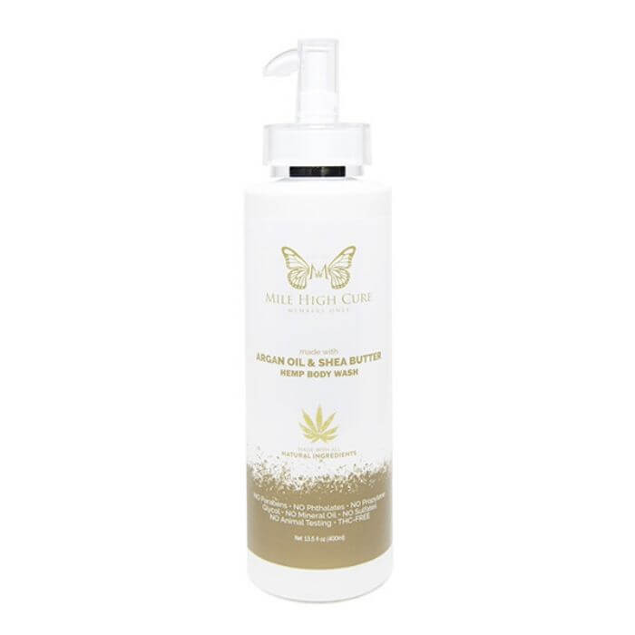 Mile High Cure CBD Hemp Body Wash with Argan Oil & Shea Butter
