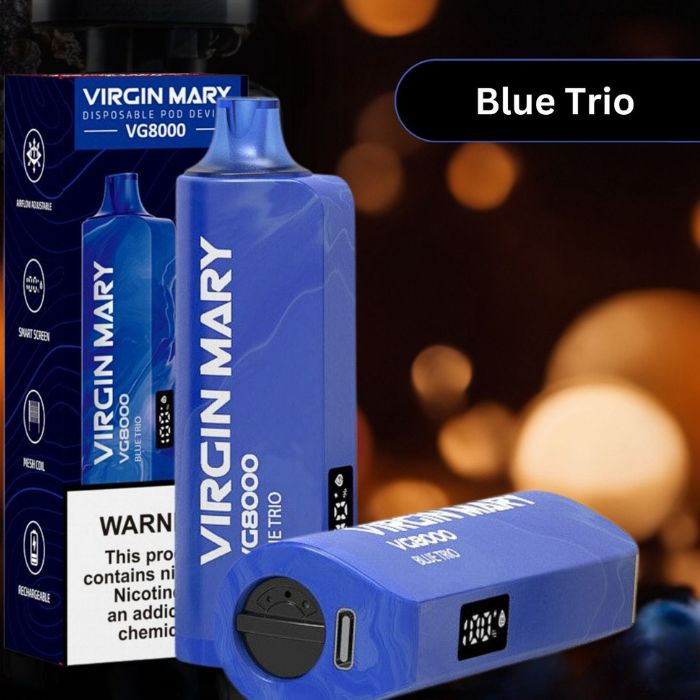 Near Me Virgin Mary VG8000 Vape Disposable | 13.99 | Virgin Mary VG 8000  Puffs Virgin Mary Vg8000 Disposable Vape Kit 20ml Pack