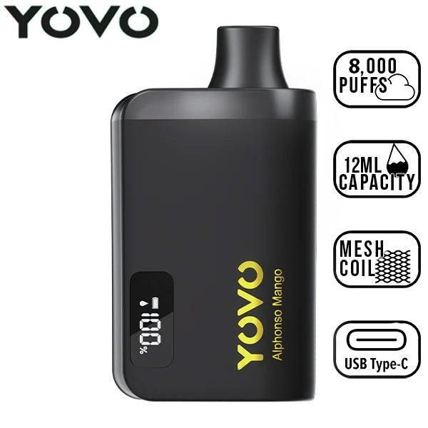 YOVO JB8000 Black Gold Edition Vape | VapeRanger Wholesale