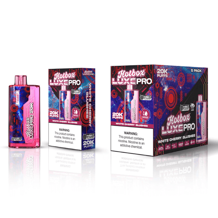 how much is elf bar vape Puff HotBox Luxe Disposable 12000 puffs 20mL 50mg