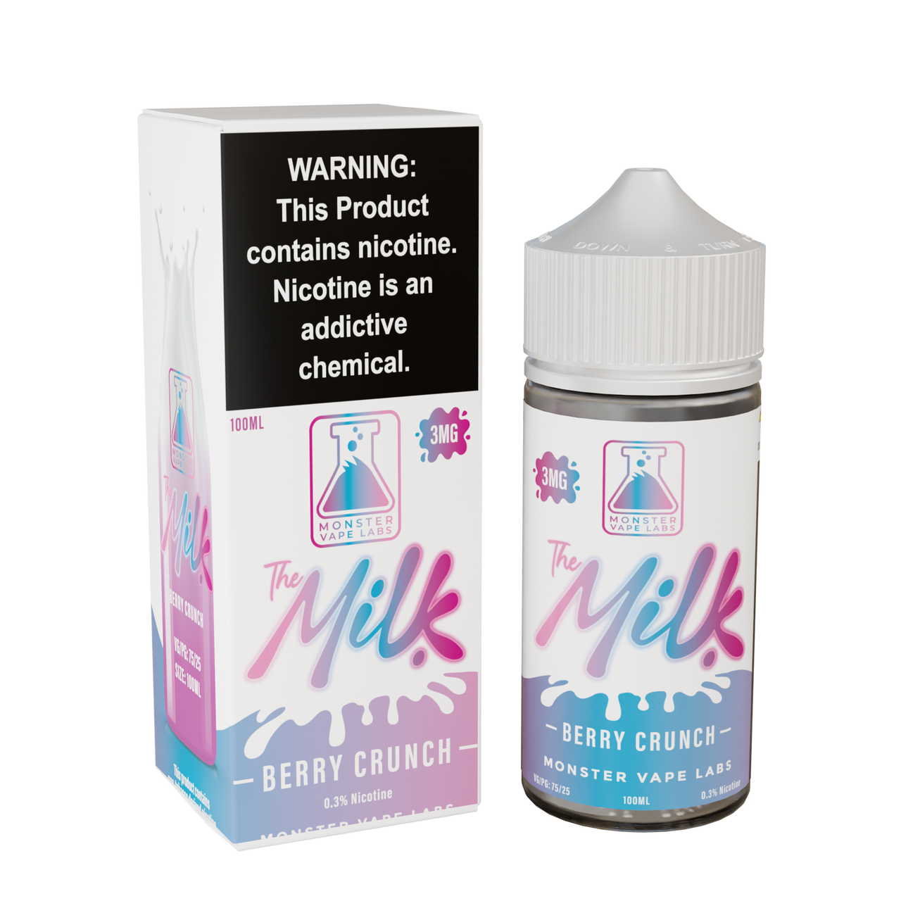 milk flavored vape The Milk Synthetic Nicotine Salt E-Liquid By Monster Vape Labs 30ML main image 1