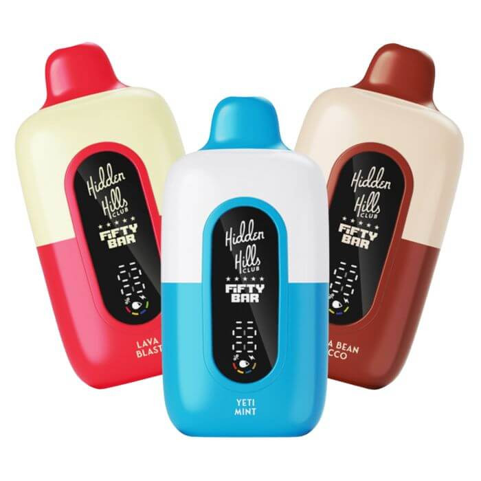 Yeti Mint Hidden Hills X Fifty Bar V2 20k Disposable Vape Hidden