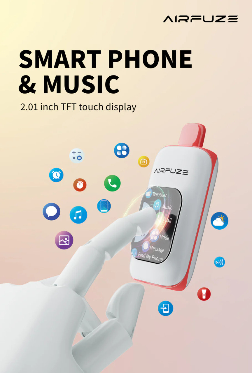 QR Code Airfuze Vape | Smart With App Connectivity