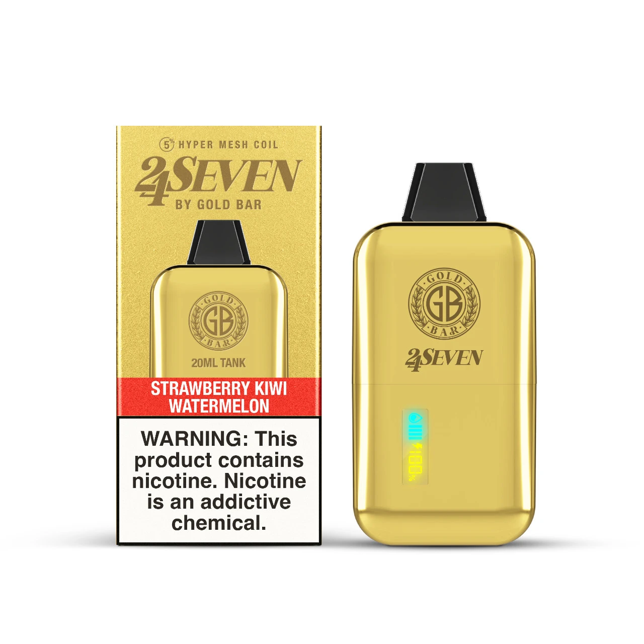 Gold Bar 24 Seven 24K Disposable | VapeRanger Wholesale