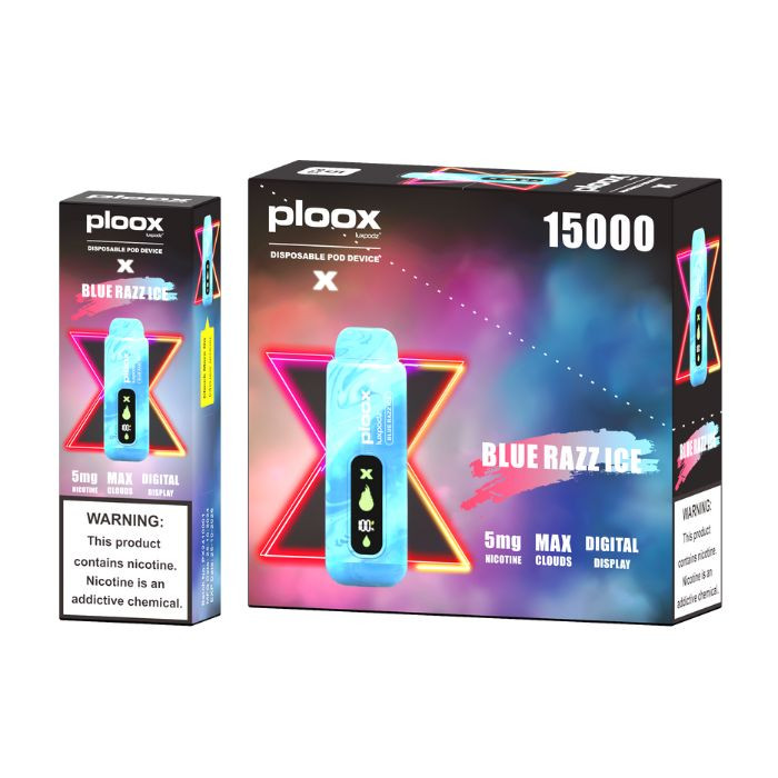 ploox hookah vape flavors by Luxpodz 15000 Flavor:Raspberry Dragon Lime PAX Labs Voopoo Vinci Replacement Pods