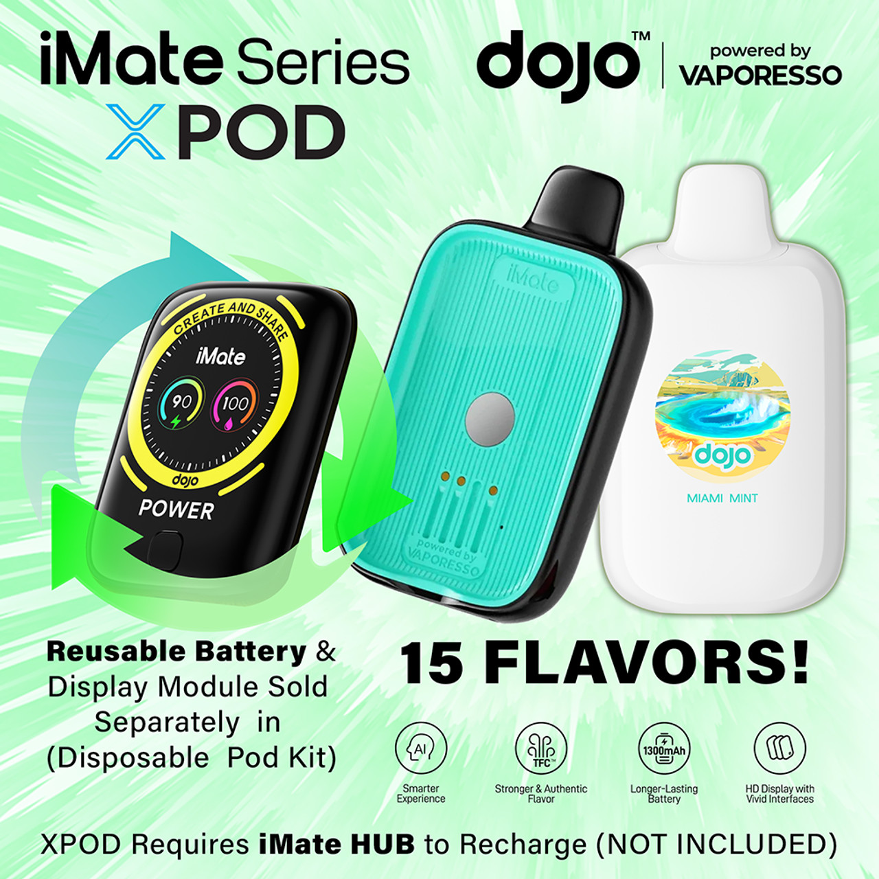Vaporesso Dojo iMate X 20K Disposable Pod | VapeRanger