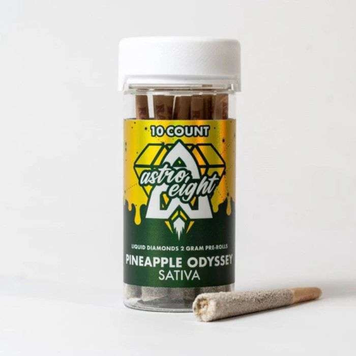 Astro Eight THC-A Liquid Diamond Pre Rolls 2g