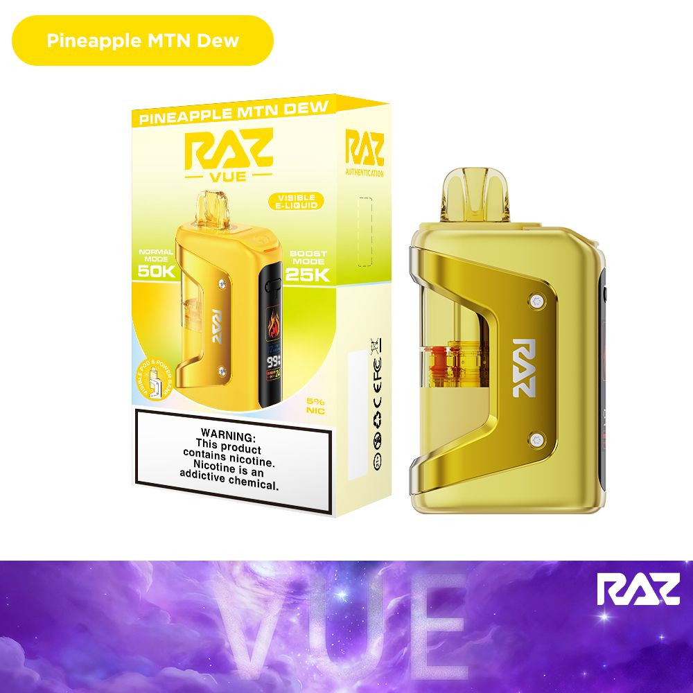 yellow raz vape Raz Vue 50K Disposable Wholesale
