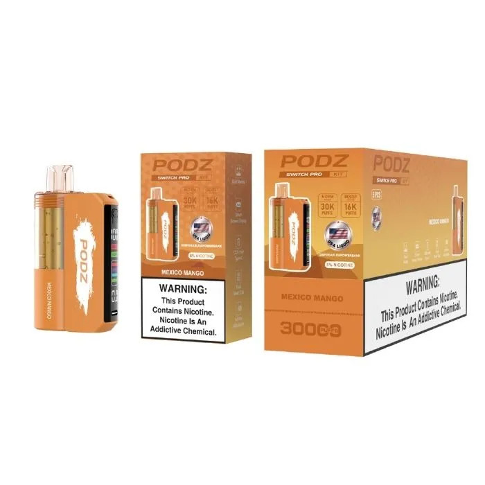 Podz Switch Pro Kit 30K Vape (TX) | Vaperanger Wholesale