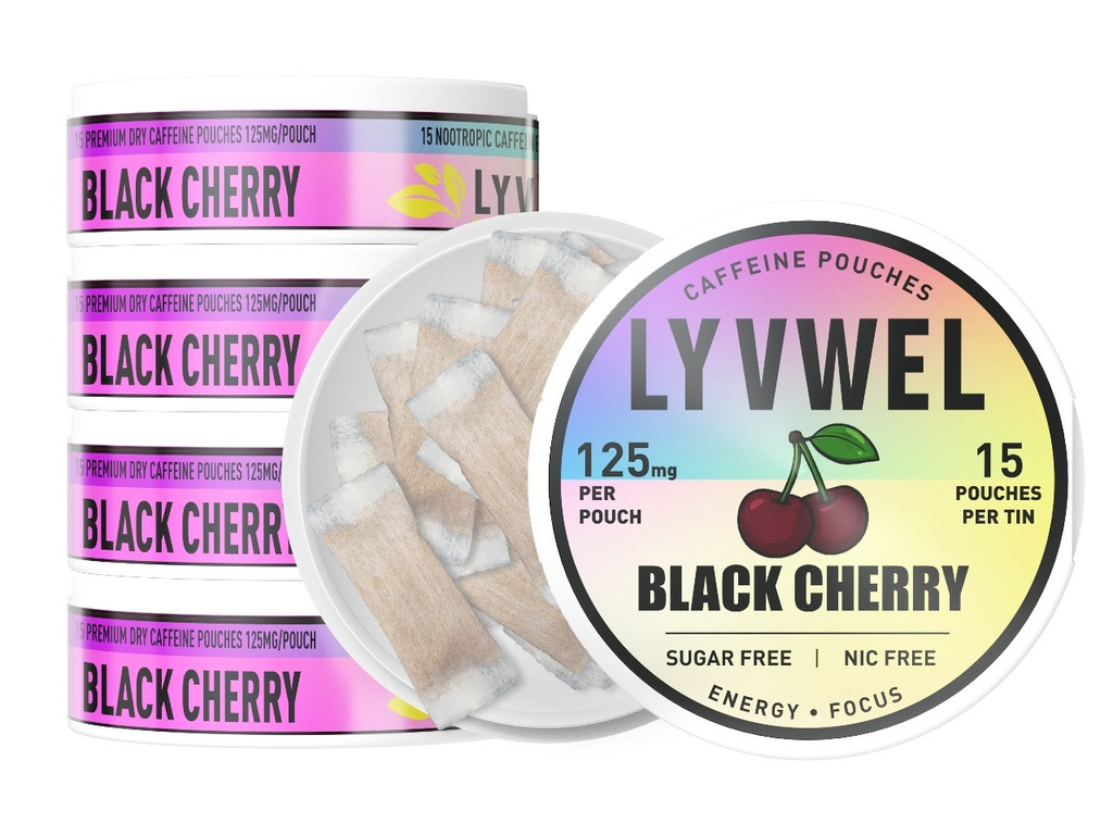 LyvWel Caffeine Nootropic Energy Pouches 125MG | VapeRanger Wholesale
