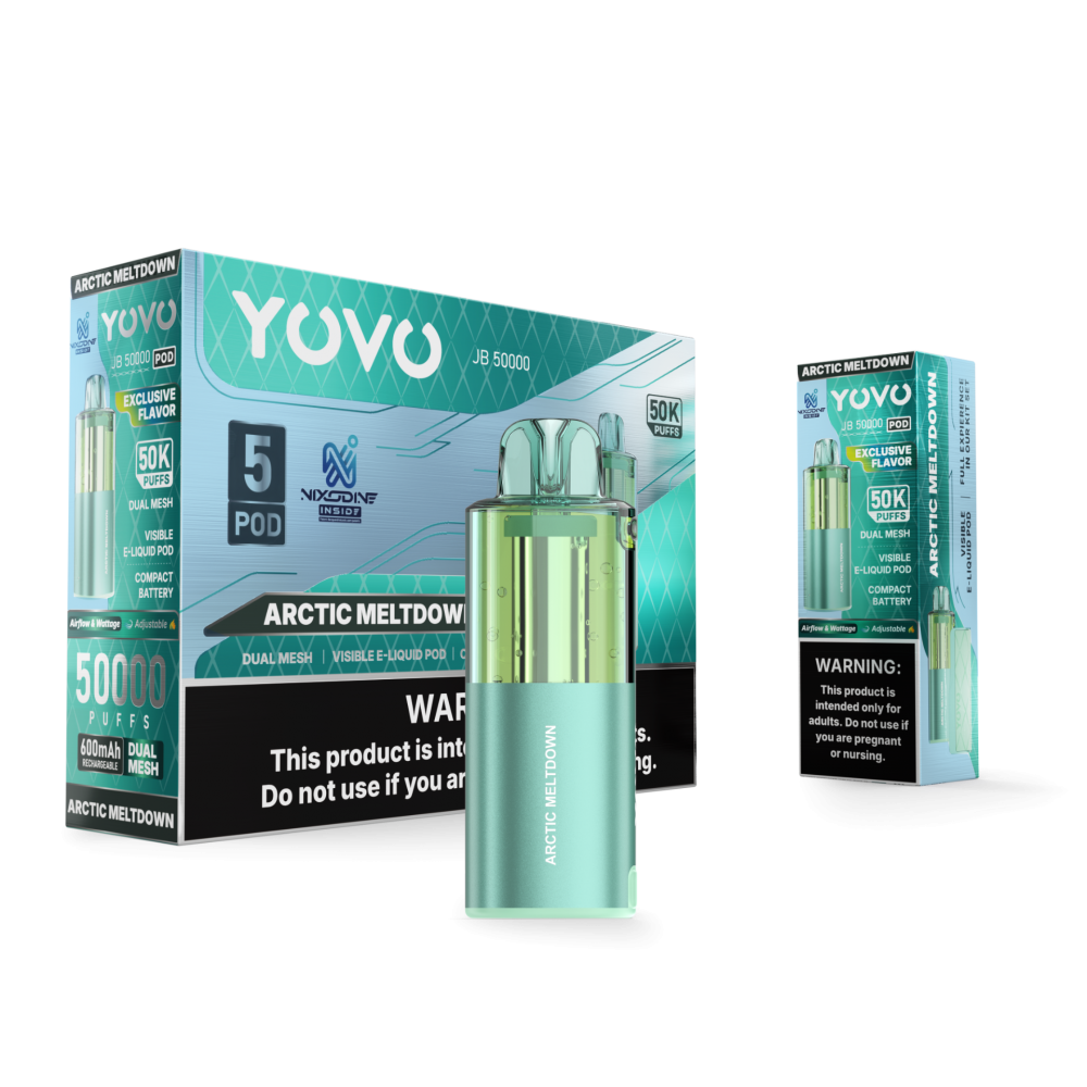 YOVO JB50K Nixodine Disposable Pod | VapeRanger Wholesale