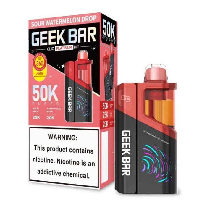 Geek Bar Clio Platinum Kit 50K Disposable Vape
