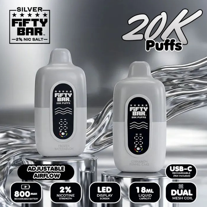 2 gram disposable vape Fifty Bar Disposable Vape main image 1