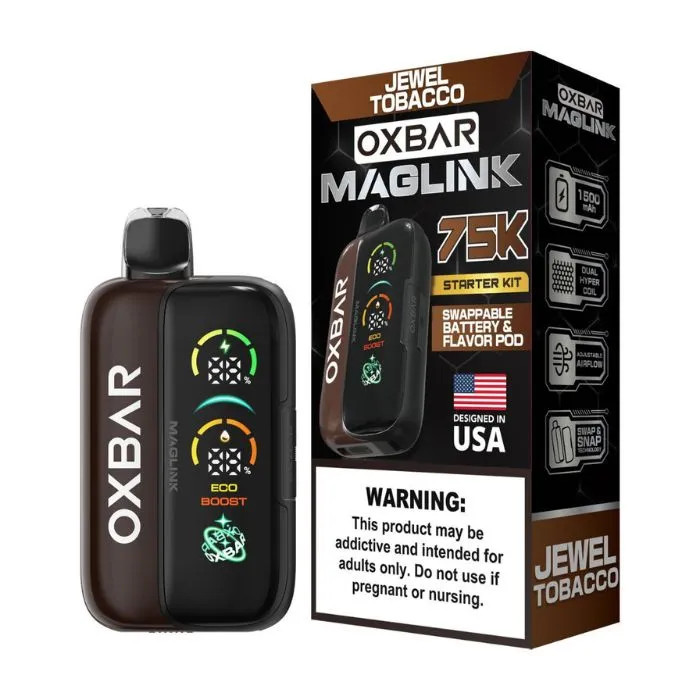 oxbar jewel tobacco flavor Maglink 75000 Puffs Vape 75K Your Complete Guide to Oxbar