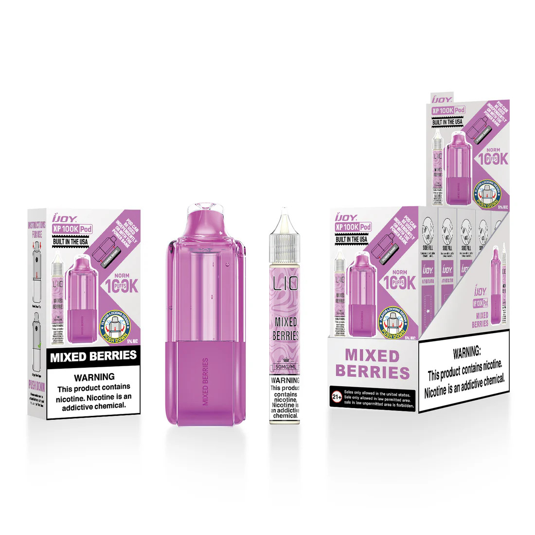 iJoy XP100K Disposable Pod 18mL + 15mL Bottle | VapeRanger Wholesale
