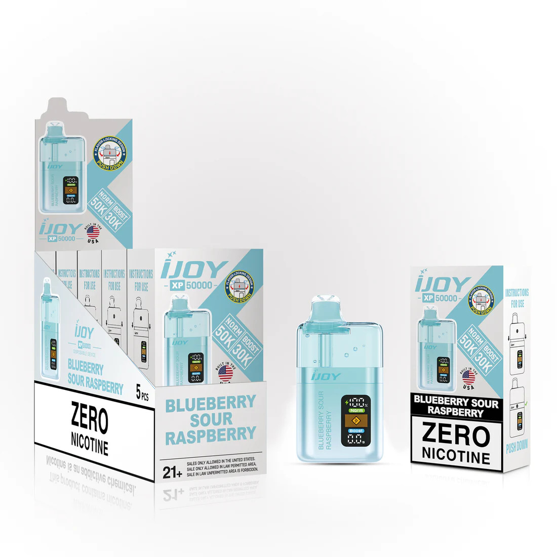 iJoy XP50K Zero Nicotine Disposable | VapeRanger Wholesale