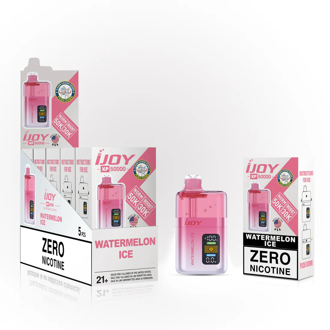 iJoy XP50K Zero Nicotine Disposable | VapeRanger Wholesale