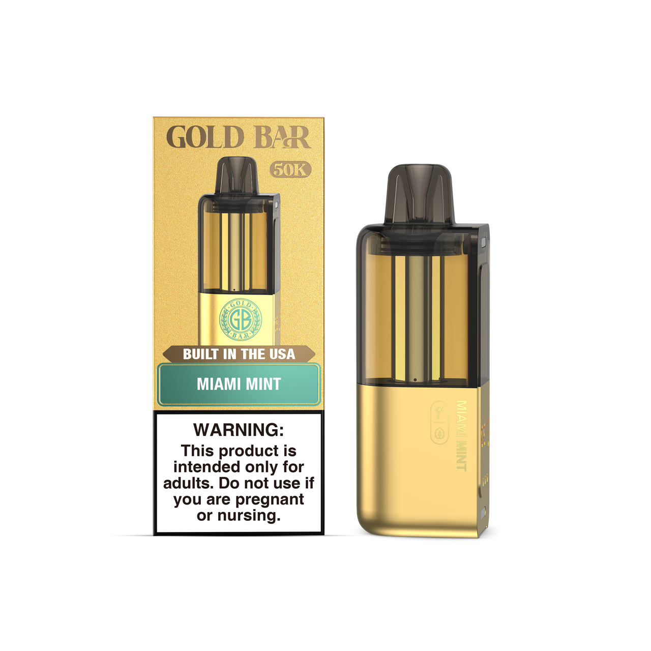 Gold Bar MAX 50K Disposable Pod