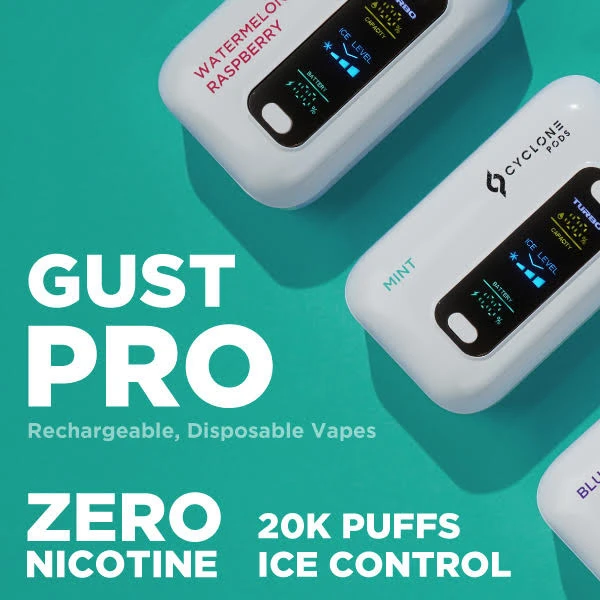 2.5 nicotine disposable vape Intro Pack 2: Gust Pro Chill + Bonus Zavro 2% 5-pack What Are The Best Type_Pod System Colour:Translucent Royal Blue