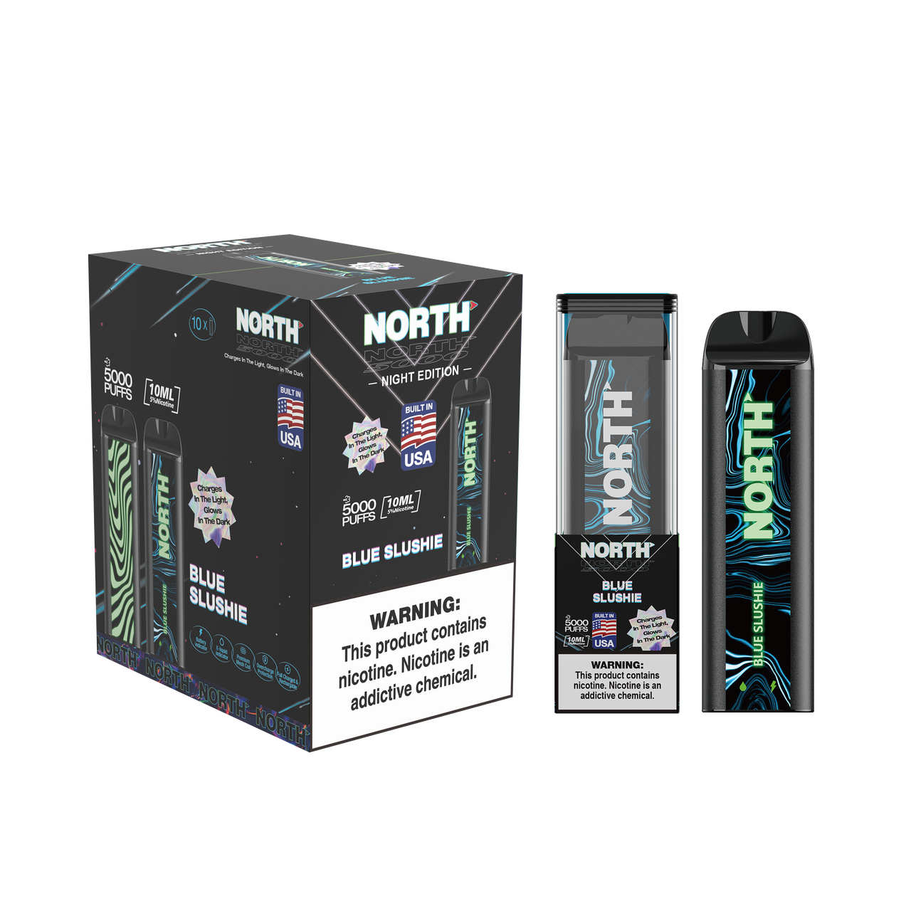 blue slushie north vape 5K Disposable (TX) Colour:Orange MR FOG SWITCH 45K airis