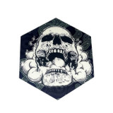 Caligars Dab Station Mat - Smoking Skull