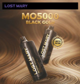 Lost Mary MO5000 Black Gold Edition Disposable Vape - 5000 Puffs