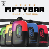 Fifty Bar Black Series Disposable Vape - 6500 Puffs
