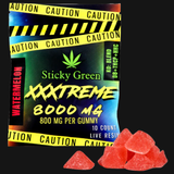 Sticky Green Xxxtreme Gummies Box