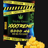 Sticky Green Xxxtreme Gummies Box