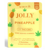 Jolly Cannabis 1:1 THC CBD Gummies Pineapple
