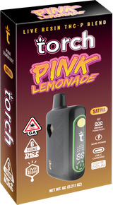 Torch Pulse Live Resin THCP Blend Disposable 6G Pink Lemonade