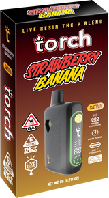 Torch Pulse Live Resin THCP Blend Disposable 6G Strawberry Banana