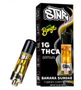 STNR Bongo THCA Carts (Sub-Ohm) 1G Banana Sundae