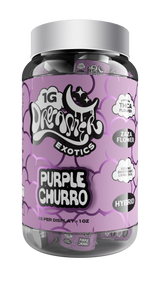 Dreamer Exotics THCA Flower Pop Tube 28G Purple Churro