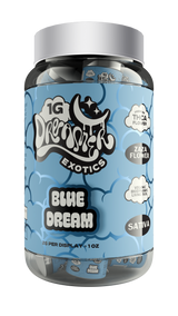 Dreamer Exotics THCA Flower Pop Tube 28G Blue Dream