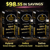 Sticky Green THC-A Hash Hole Pre Rolls - Intro Pack