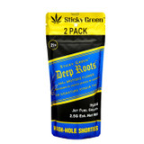 Sticky Green THC-A Deep Roots Hash Holes Shorties