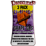 Grape Gas Dankleaf 3pk Premium Cigar Wraps