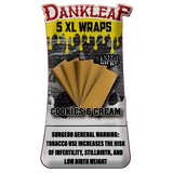 Cookies & Cream Dankleaf 5 XL Wraps