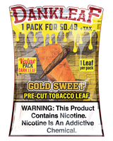 Gold Sweet Dankleaf 1pk Pre-Cut Tobacco Leaf