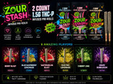Zour Stash THC-P Infused Prerolls 3G - Pre-Priced