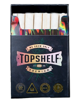 Topshelf NC Hemp Pre-Roll Cigarette Box Gold Label – 20 x 0.75G