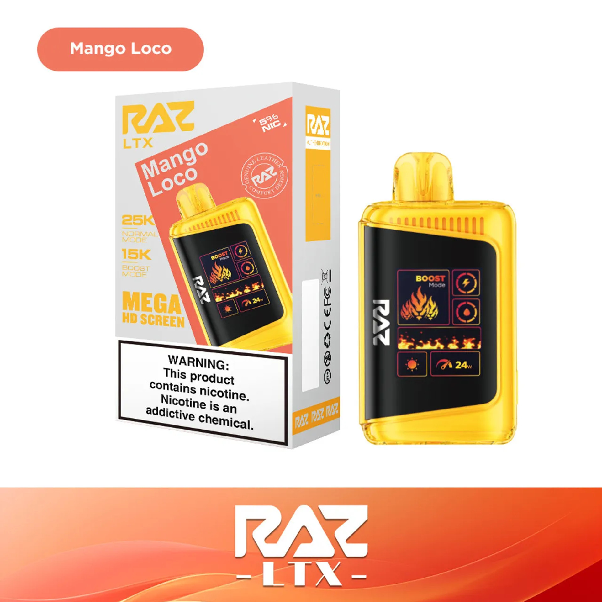 Raz LTX 25K Disposable